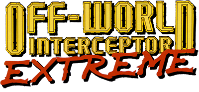 Off-World Interceptor Extreme title screen for Sega Saturn
